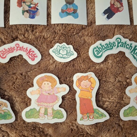 Huge Lot Vintage 80's Stickers Cabbage Patch - 31 Stickers - Picture 7 of 8